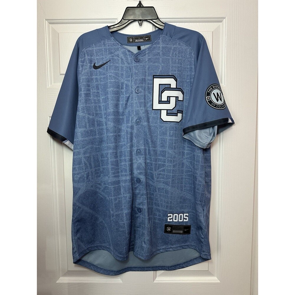 Size L Nike Washington Nationals City Connect MLB Jersey Mackenzie Gore Men NWOT